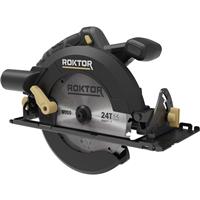 ROKTOR 18V Brushless Cordless 185mm Circular Saw Body Only in Black