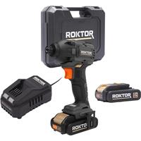 ROKTOR 18V Brushless Cordless Impact Driver 2 x 2.0Ah