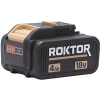 ROKTOR 18V Li-Ion Battery 4.0Ah in Black