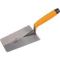 Roughneck Professional Bucket Trowel 7" in Yellow/Silver Forged Steel