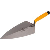 Roughneck Professional Brick Trowel 12" Philadelphia in Yellow/Silver Forged Steel