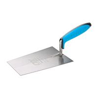 OX Pro Stainless Steel Bucket Trowel 180mm (7") in Blue/Silver