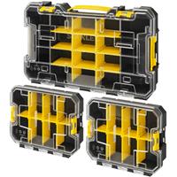 Stanley Pro-Stack Shallow Organiser Bundle in Black/Yellow