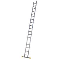 Werner TradePRO Square-Rung Leaning Ladder 5.29m in Silver Aluminium