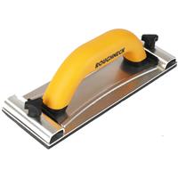 Roughneck Professional Hand Sander in Yellow/Chrome Aluminium