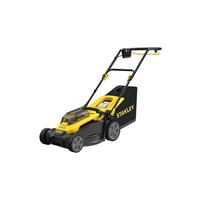 Stanley FatMax V20 18V 34cm Cordless Lawnmower 1 x 4.0Ah in Black/Yellow