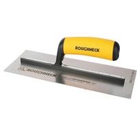 Roughneck Professional Stainless Steel Plastering Trowel 11" in Yellow/Silver