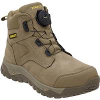 Stanley Tornado TwistFit Pro Safety Boots Size 8 in Stone Rubber/Steel