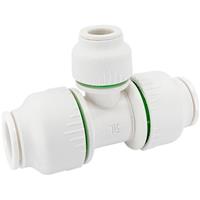 Flume Reducing Tee 15 x 15 x 10mm in White