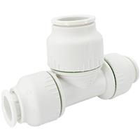 Flume Reducing Tee 15 x 15 x 22mm in White