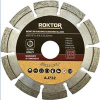 ROKTOR Mortar Raking Diamond Blade 125mm (5) x 6.4mm x 22.2mm