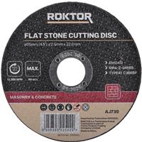 ROKTOR Stone Cutting Disc 115mm (4.5) x 2.5mm x 22.2mm Resin