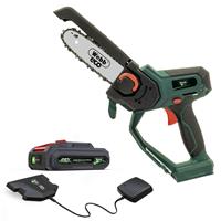 Webb 20V 15cm (6") Cordless Pruning Saw 1 x 2.0Ah Battery & Charger in Green