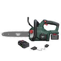 Webb 20V 25cm (10") Cordless Chain Saw 1 x 4.0Ah Battery & Charger in Green