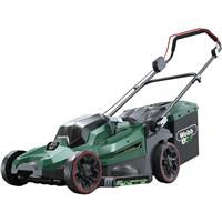 Webb 40V (2 x 20V) 43cm (17) Cordless Rotary Lawnmower 2 x 4.0Ah Batteries & Charger in Green