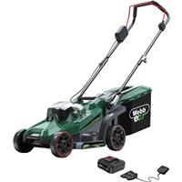 Webb 20V 33cm (14) Cordless Rotary Lawnmower 1 x 4.0Ah Battery & Charger in Green
