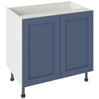 Kitchen Kit Flatpack Shaker Base Cabinet Matt 900mm in Alby Blue