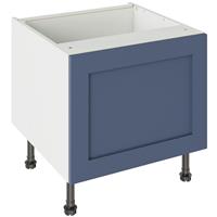 Kitchen Kit Flatpack Shaker Belfast Sink Base Cabinet Matt 600mm in Alby Blue