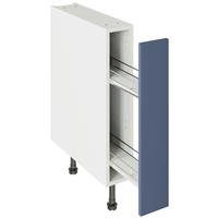 Kitchen Kit Flatpack Shaker Pull-Out Base Cabinet Matt 150mm in Alby Blue