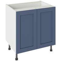 Kitchen Kit Flatpack Shaker Base Cabinet Matt 800mm in Alby Blue