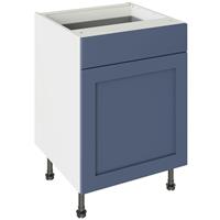 Kitchen Kit Flatpack Shaker Drawerline Base Cabinet Matt 600mm in Alby Blue
