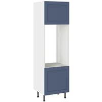 Kitchen Kit Flatpack Shaker Double Oven Housing Matt Double 600mm in Alby Blue
