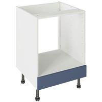 Kitchen Kit Flatpack Shaker Oven Base Cabinet Matt 600mm in Alby Blue