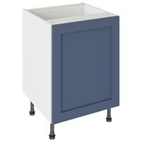 Kitchen Kit Flatpack Shaker Base Cabinet Matt 600mm in Alby Blue