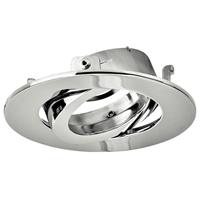Aurora EFD Pro Adjustable Fire Rated Downlight Bezel Polished in Chrome Brass