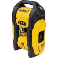 DeWalt 1.5hp 5L Oil-Free Portable Direct Drive Compressor 230V in Black/Yellow Rubber