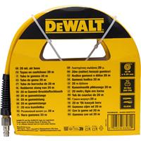 DeWalt PVC Air Hose with 1/4" Quick Release Couplers 20m in Yellow