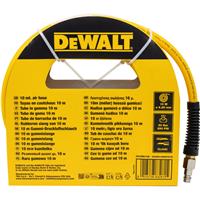 DeWalt PVC Air Hose with 1/4" Quick Release Couplers 10m in Yellow