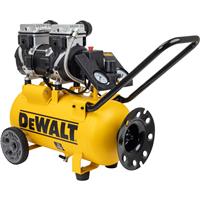 DeWalt 2.5hp 24L Low Noise Oil-Free Direct Drive Compressor 230V in Yellow