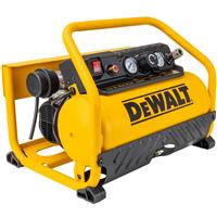 DeWalt 1.3hp 6L Low Noise Oil-Free Portable Direct Drive Compressor 230V in Yellow