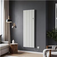 Azur Umbra Electric Aluminium Designer Radiator 1600x500mm 3413Btu in White