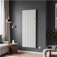 Azur Umbra Electric Aluminium Designer Radiator 1600x610mm 6826Btu in White
