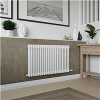 Azur Columbus 2 Column Radiator 600x1010mm 3297Btu in White Steel