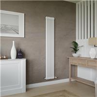 Azur Columbus 2 Column Radiator 1800x290mm 2705Btu in White Steel