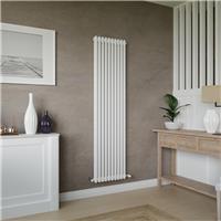 Azur Columbus 2 Column Radiator 1800x470mm 4509Btu in White Steel