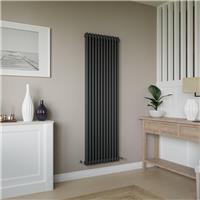 Azur Columbus 2 Column Radiator 1800x560mm 5410Btu in Anthracite Steel