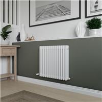 Azur Columbus 3 Column Radiator 600x650mm 2733Btu in White Steel