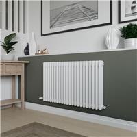 Azur Columbus 3 Column Radiator 600x1010mm 4295Btu in White Steel
