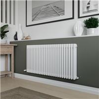 Azur Columbus 3 Column Radiator 600x1190mm 5076Btu in White Steel