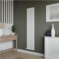 Azur Columbus 3 Column Radiator 1800x380mm 4546Btu in White Steel