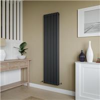 Azur Columbus 3 Column Radiator 1800x470mm 5683Btu in Anthracite Steel