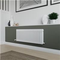 Azur Columbus 3 Column Radiator 400x1010mm 3034Btu in White Steel