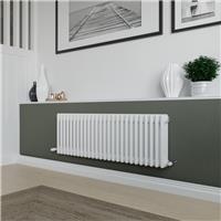 Azur Columbus 3 Column Radiator 400x1190mm 3584Btu in White Steel
