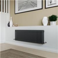 Azur Columbus 3 Column Radiator 400x1190mm 3584Btu in Anthracite Steel