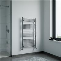 Azur Spirit Designer Towel Radiator 1150x600mm 1054Btu in Chrome Steel