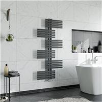 Ximax Oldham Designer Towel Radiator 1420x650mm 1891Btu in Anthracite Steel
